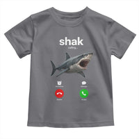 Shark Calling Meme Mispelled Shak Incoming Call Humor Toddler T Shirt