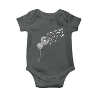 Shark Dandelion Flower for Ocean Wildlife Lover Baby Onesie