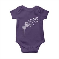 Shark Dandelion Flower for Ocean Wildlife Lover Baby Onesie