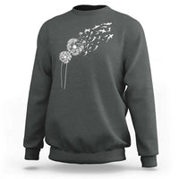 Shark Dandelion Flower for Ocean Wildlife Lover Sweatshirt