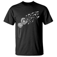 Shark Dandelion Flower for Ocean Wildlife Lover T Shirt