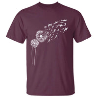 Shark Dandelion Flower for Ocean Wildlife Lover T Shirt