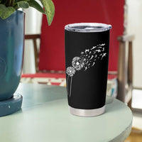 Shark Dandelion Flower for Ocean Wildlife Lover Tumbler Cup