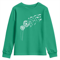 Shark Dandelion Flower for Ocean Wildlife Lover Youth Sweatshirt