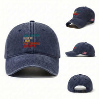 Does This Shirt Make Me Look Professionally Developed Washed Cotton Baseball Cap Retro Funny Sarcastic