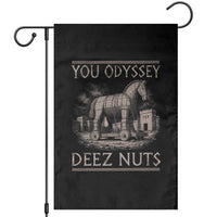 You Odyssey Deez Nuts Funny Trojan Horse Garden Flag Inappropriate Adult Humor Ancient Greek