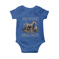 You Odyssey Deez Nuts Funny Trojan Horse Baby Onesie Inappropriate Adult Humor Ancient Greek