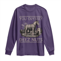 You Odyssey Deez Nuts Funny Trojan Horse Long Sleeve Shirt Inappropriate Adult Humor Ancient Greek