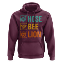 Hose Bee Lion Funny Meme Word Pun Retro Hoodie