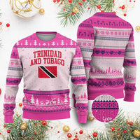 Trinidad And Tobago Athletic Throwback Design Ugly Christmas Sweater Vintage Trinidadian Flag