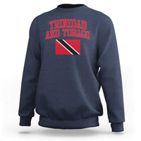 Trinidad And Tobago Athletic Throwback Design Sweatshirt Vintage Trinidadian Flag