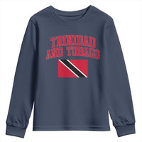 Trinidad And Tobago Athletic Throwback Design Youth Sweatshirt Vintage Trinidadian Flag