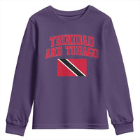 Trinidad And Tobago Athletic Throwback Design Youth Sweatshirt Vintage Trinidadian Flag