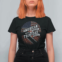 American Grown WIth Trinidad Roots T Shirt For Women Proud Trinidadian and Tobagonian Americans