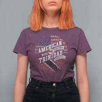 American Grown WIth Trinidad Roots T Shirt For Women Proud Trinidadian and Tobagonian Americans
