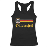 Oktoberfest German Bundesadler Coat of Arms Racerback Tank Top Bavarian Drinking Festival