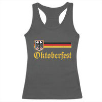 Oktoberfest German Bundesadler Coat of Arms Racerback Tank Top Bavarian Drinking Festival