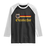 Oktoberfest German Bundesadler Coat of Arms Raglan Shirt Bavarian Drinking Festival