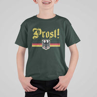Prost Oktoberfest Beer Drinking T Shirt For Kid German Flag Bundesadler Coat of Arms