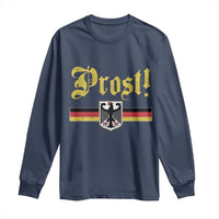Prost Oktoberfest Beer Drinking Long Sleeve Shirt German Flag Bundesadler Coat of Arms