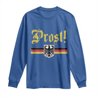 Prost Oktoberfest Beer Drinking Long Sleeve Shirt German Flag Bundesadler Coat of Arms