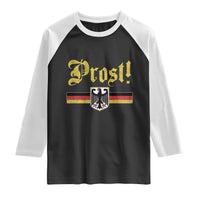 Prost Oktoberfest Beer Drinking Raglan Shirt German Flag Bundesadler Coat of Arms