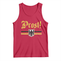 Prost Oktoberfest Beer Drinking Tank Top German Flag Bundesadler Coat of Arms