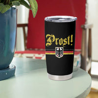 Prost Oktoberfest Beer Drinking Tumbler Cup German Flag Bundesadler Coat of Arms