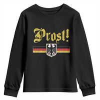 Prost Oktoberfest Beer Drinking Youth Sweatshirt German Flag Bundesadler Coat of Arms