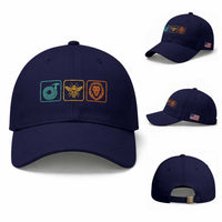 Hose Bee Lion Icons Funny Meme Retro Baseball Cap