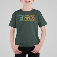 Hose Bee Lion Icons Funny Meme Retro T Shirt For Kid
