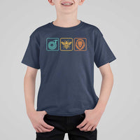 Hose Bee Lion Icons Funny Meme Retro T Shirt For Kid
