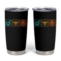 Hose Bee Lion Icons Funny Meme Retro Tumbler Cup