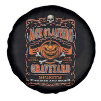 Halloween Jack O Lantern Spare Tire Cover Scary Skull Pumpkin Face - Wonder Print Shop