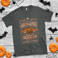 Halloween Jack O Lantern T Shirt Scary Skull Pumpkin Face - Wonder Print Shop