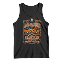 Halloween Jack O Lantern Tank Top Scary Skull Pumpkin Face - Wonder Print Shop