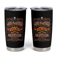 Halloween Jack O Lantern Tumbler Cup Scary Skull Pumpkin Face - Wonder Print Shop