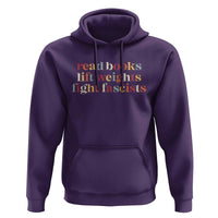 Read Books Lift Weights Fight Fascists Hoodie - Wonder Print Shop