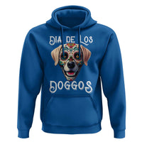 Day Of The Dead Hoodie Dia De Los Doggos Dog Calaca Face Painting