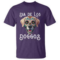 Day Of The Dead T Shirt Dia De Los Doggos Dog Calaca Face Painting - Wonder Print Shop