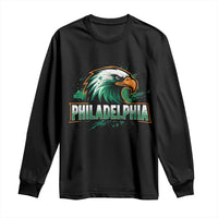 Philadelphia Fan Long Sleeve Shirt Eagles Sport Philly Fan - Wonder Print Shop