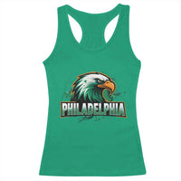 Philadelphia Fan Racerback Tank Top Eagles Sport Philly Fan - Wonder Print Shop