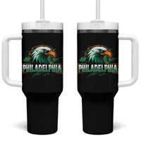 Philadelphia Fan Tumbler With Handle Eagles Sport Philly Fan - Wonder Print Shop