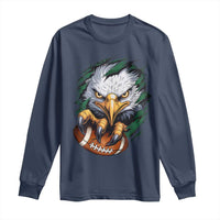 Philadelphia Fan Long Sleeve Shirt Green Eagles Sport Game Day - Wonder Print Shop