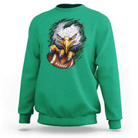 Philadelphia Fan Sweatshirt Green Eagles Sport Game Day - Wonder Print Shop