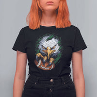 Philadelphia Fan T Shirt For Women Green Eagles Sport Game Day - Wonder Print Shop