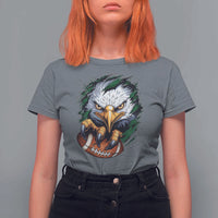 Philadelphia Fan T Shirt For Women Green Eagles Sport Game Day - Wonder Print Shop