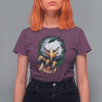 Philadelphia Fan T Shirt For Women Green Eagles Sport Game Day - Wonder Print Shop