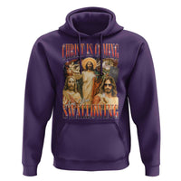 Christ Is Coming Are You Swallowing Hoodie Funny Offensive Jesus Christian - Wonder Print Shop
