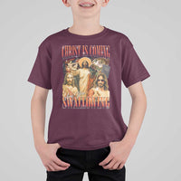 Christ Is Coming Are You Swallowing T Shirt For Kid Funny Offensive Jesus Christian - Wonder Print Shop
